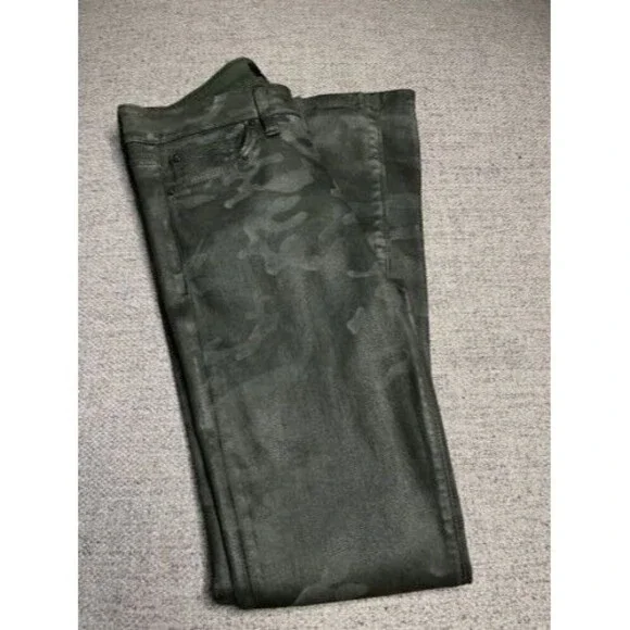Joe’s Jeans Coated Camo The Icon Mid-Rise Skinny Ankle Jeans Women Size 25 - Picture 9 of 16